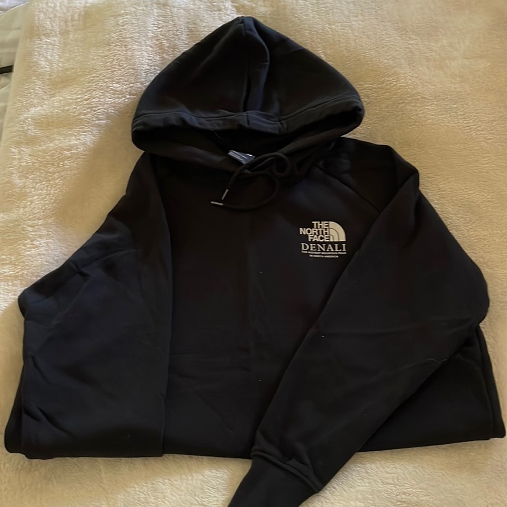North Face hoodie.